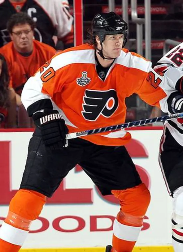 CHRIS PRONGER Philadelphia Flyers 2010 REEBOK Throwback NHL Hockey Jersey 