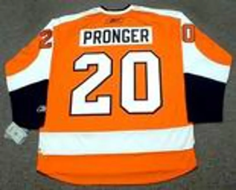 CHRIS PRONGER Philadelphia Flyers 2010 REEBOK Throwback NHL Hockey Jersey 