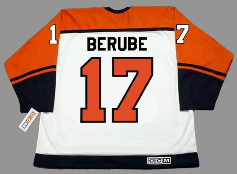 CRAIG BERUBE Philadelphia Flyers 1990 CCM Throwback Home NHL Hockey Jersey 