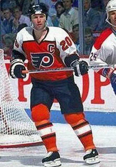 DAVE POULIN Philadelphia Flyers 1987 Away CCM Throwback NHL Hockey Jersey 