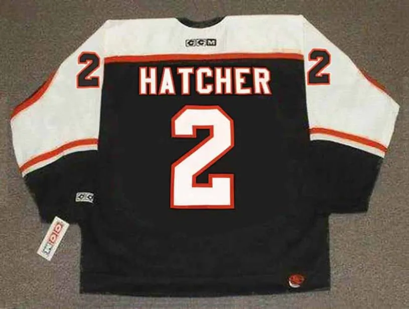 DERIAN HATCHER Philadelphia Flyers 2006 CCM Throwback NHL Hockey Jersey 