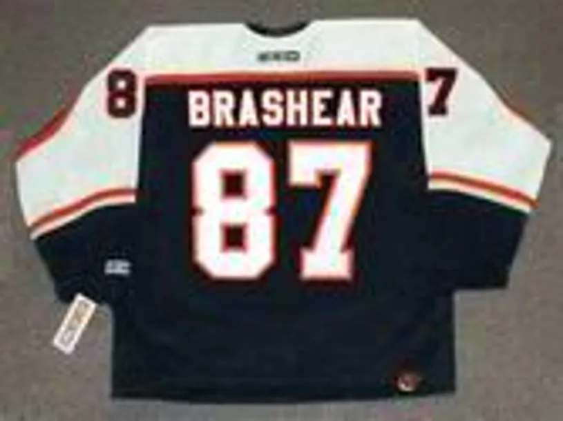 DONALD BRASHEAR Philadelphia Flyers 2002 CCM Throwback NHL Hockey Jersey 