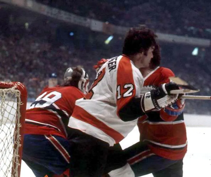 GARY DORNHOEFER Philadelphia Flyers 1974 CCM Vintage Throwback Home NHL Jersey 