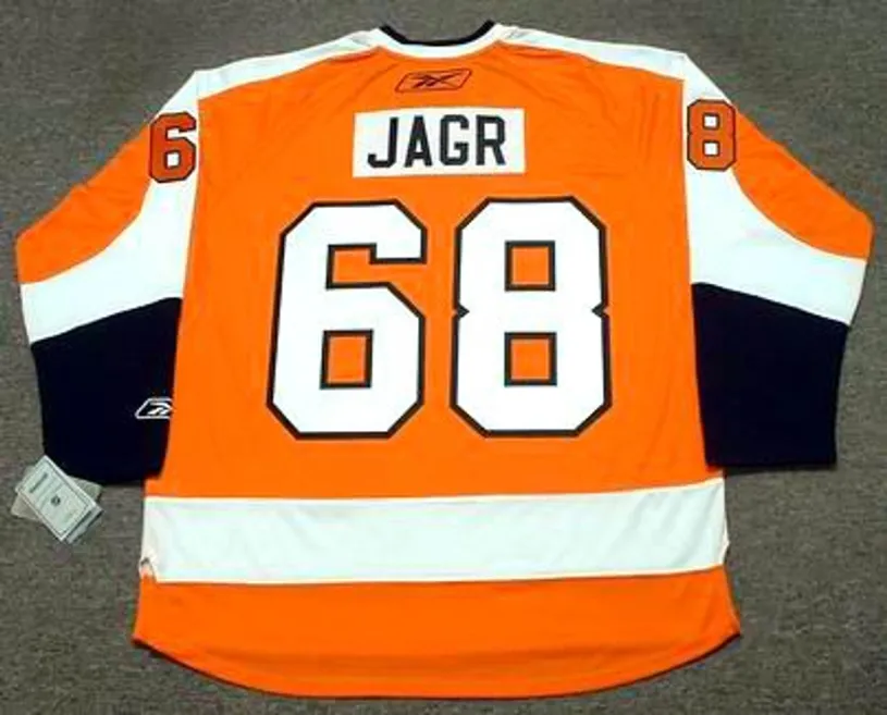 JAROMIR JAGR Philadelphia Flyers 2011 REEBOK Throwback NHL Hockey Jersey 