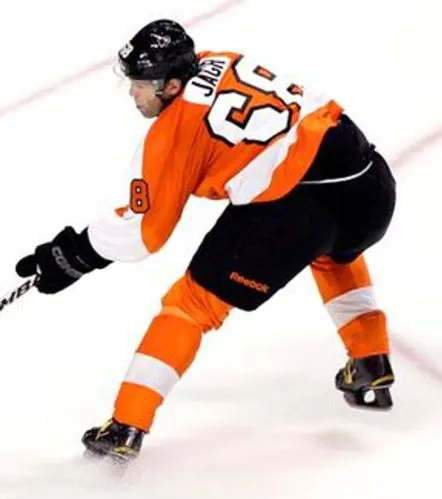 JAROMIR JAGR Philadelphia Flyers 2011 REEBOK Throwback NHL Hockey Jersey 