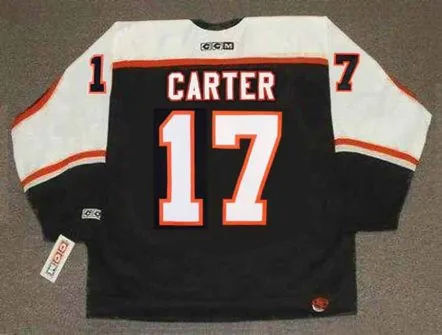 JEFF CARTER Philadelphia Flyers 2005 CCM Throwback NHL Hockey Jersey 