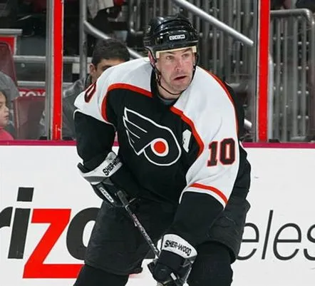 JOHN LeCLAIR Philadelphia Flyers 2002 CCM Throwback NHL Hockey Jersey 