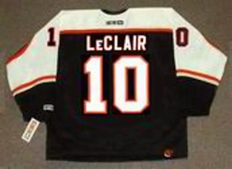 JOHN LeCLAIR Philadelphia Flyers 2002 CCM Throwback NHL Hockey Jersey 