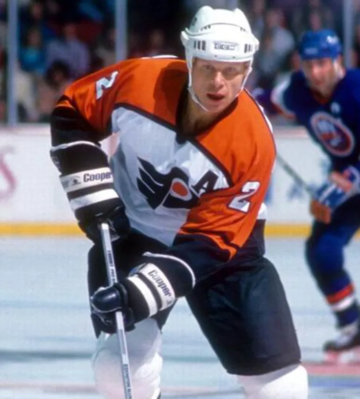 MARK HOWE Philadelphia Flyers 1987 CCM Throwback Home NHL Hockey Jersey 