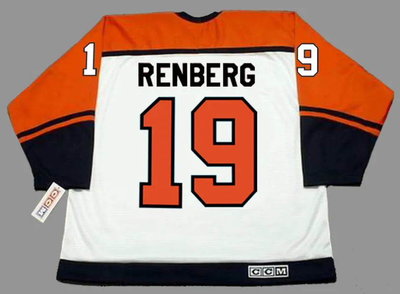 MIKAEL RENBERG Philadelphia Flyers 1995 CCM Throwback Home NHL Hockey Jersey 