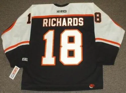 MIKE RICHARDS Philadelphia Flyers 2005 CCM Throwback NHL Hockey Jersey 
