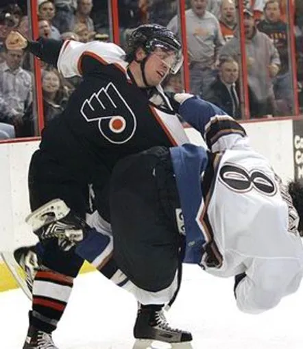 MIKE RICHARDS Philadelphia Flyers 2005 CCM Throwback NHL Hockey Jersey 