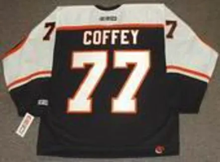 PAUL COFFEY Philadelphia Flyers 1997 CCM Throwback NHL Hockey Jersey 