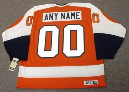 PHILADELPHIA FLYERS 1970’s CCM Vintage Away Jersey Customized “Any Name & Number(s)” 