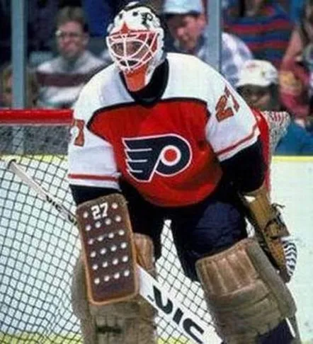 RON HEXTALL Philadelphia Flyers 1987 CCM Throwback Away NHL Hockey Jersey 