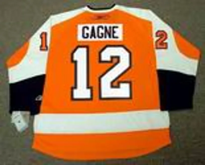 SIMON GAGNE Philadelphia Flyers 2010 REEBOK Throwback NHL Hockey Jersey 