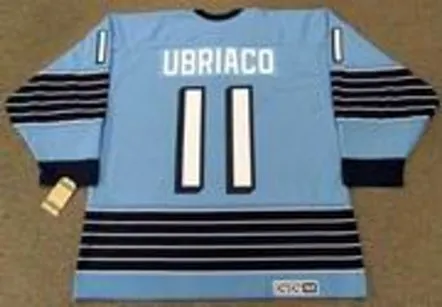GENE UBRIACO Pittsburgh Penguins 1967 CCM Vintage Home NHL Hockey Jersey 