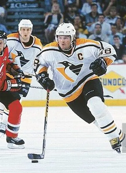 JAROMIR JAGR Pittsburgh Penguins 1998 CCM Throwback Home NHL Jersey 