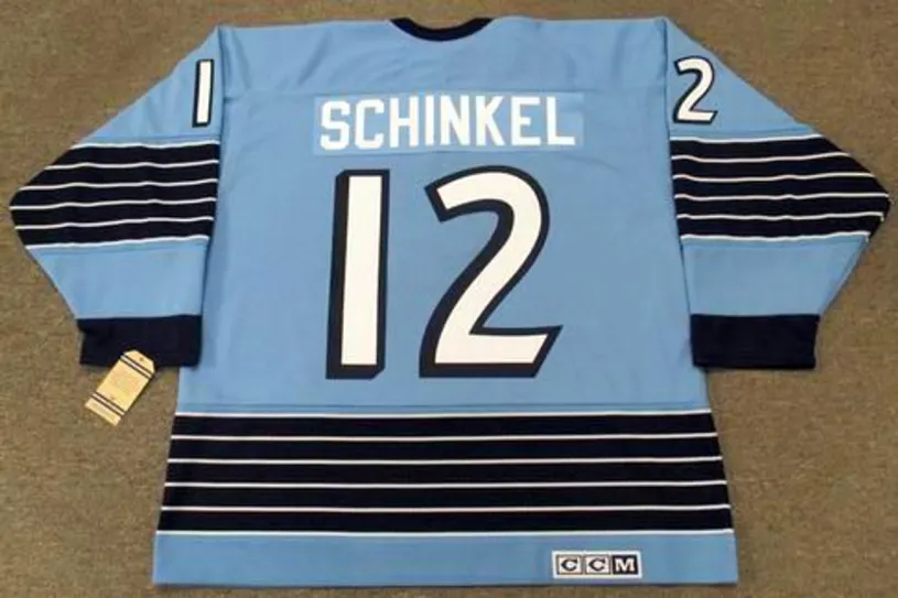 KEN SCHINKEL Pittsburgh Penguins 1967 CCM Vintage Home NHL Hockey Jersey 