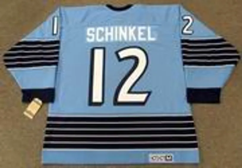 KEN SCHINKEL Pittsburgh Penguins 1967 CCM Vintage Home NHL Hockey Jersey 