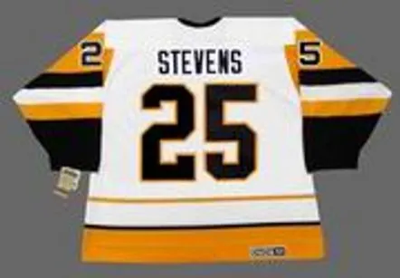 KEVIN STEVENS Pittsburgh Penguins 1992 CCM Vintage Home NHL Hockey Jersey 
