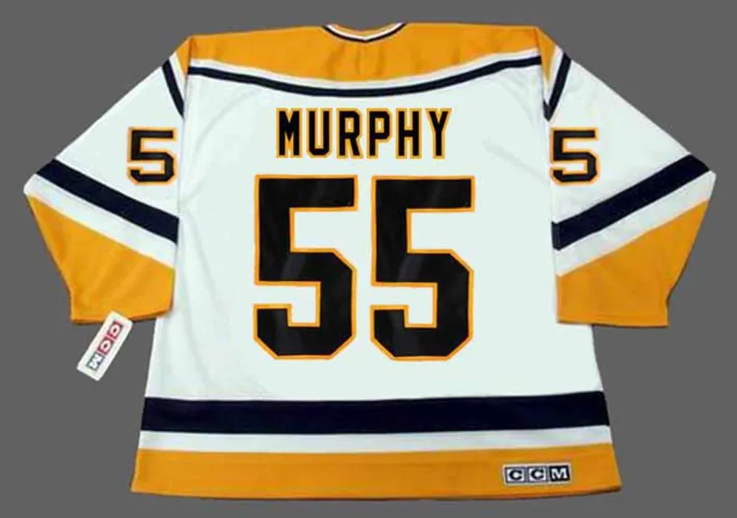 LARRY MURPHY Pittsburgh Penguins 1994 CCM Throwback Home NHL Jersey 