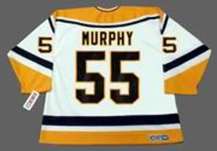 LARRY MURPHY Pittsburgh Penguins 1994 CCM Throwback Home NHL Jersey 