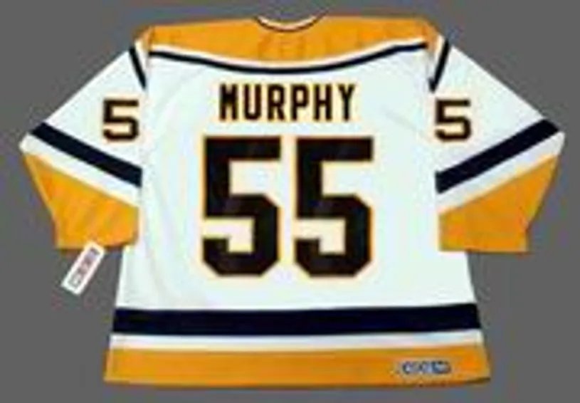 LARRY MURPHY Pittsburgh Penguins 1994 CCM Throwback Home NHL Jersey 