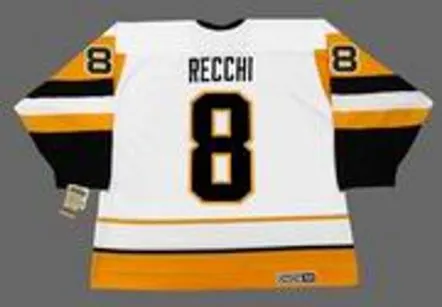 MARK RECCHI Pittsburgh Penguins 1991 CCM Vintage Home NHL Hockey Jersey 