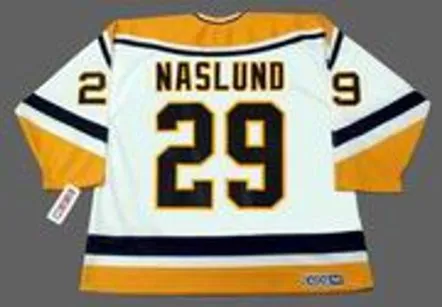 MARKUS NASLUND Pittsburgh Penguins 1995 CCM Throwback Home NHL Jersey 