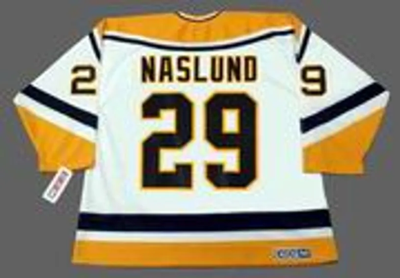 MARKUS NASLUND Pittsburgh Penguins 1995 CCM Throwback Home NHL Jersey 