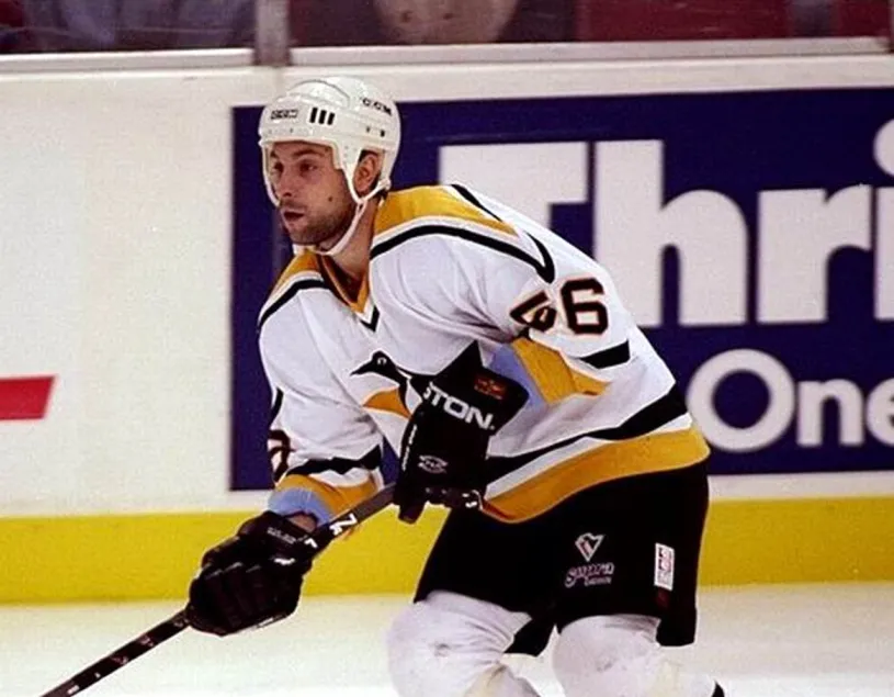 SERGEI ZUBOV Pittsburgh Penguins 1996 CCM Throwback Home NHL Jersey 