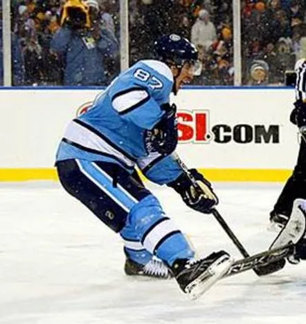 SIDNEY CROSBY Pittsburgh Penguins 1967 CCM Vintage Home NHL Hockey Jersey 