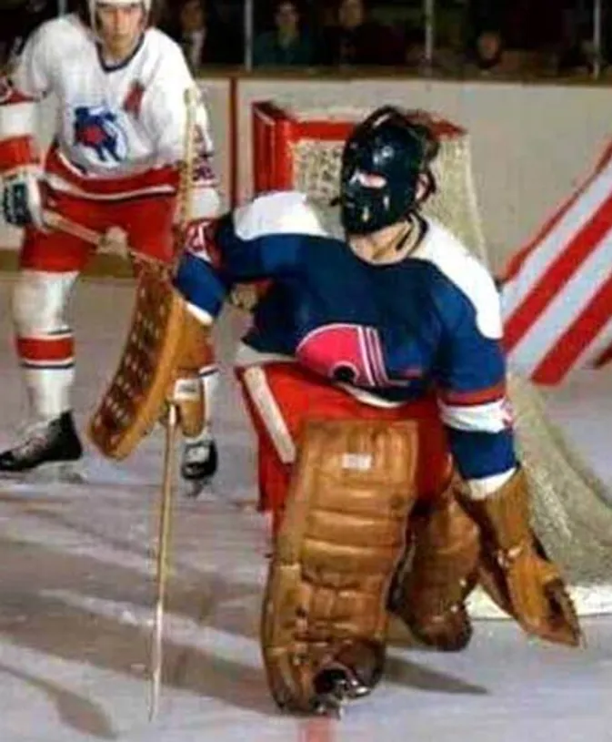 RICHARD BRODEUR Quebec Nordiques 1974 WHA Throwback Hockey Jersey 