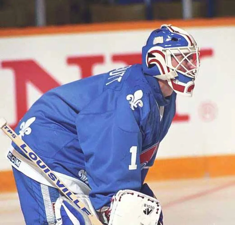 RON TUGNUTT Quebec Nordiques 1989 CCM Throwback NHL Hockey Jersey 