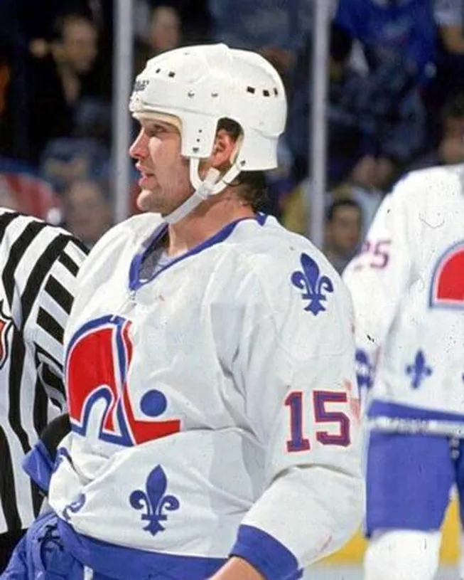 TONY TWIST Quebec Nordiques 1993 Home CCM Throwback NHL Hockey Jersey 