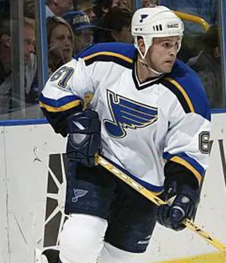 CORY STILLMAN St. Louis Blues 2001 CCM Throwback Home NHL Hockey Jersey 