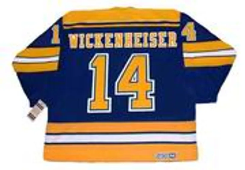 DOUG WICKENHEISER St. Louis Blues 1983 CCM Vintage Throwback NHL Hockey Jersey 