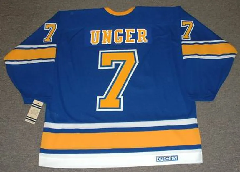 GARRY UNGER St. Louis Blues 1972 CCM Vintage Throwback Home NHL Hockey Jersey 