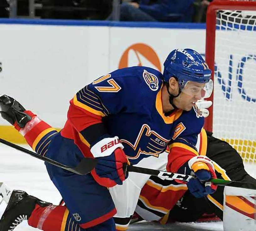 JADEN SCHWARTZ St. Louis Blues 1990’s CCM NHL Vintage Throwback Jersey 