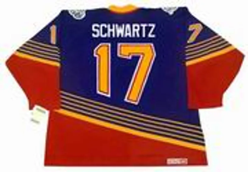 JADEN SCHWARTZ St. Louis Blues 1990’s CCM NHL Vintage Throwback Jersey 