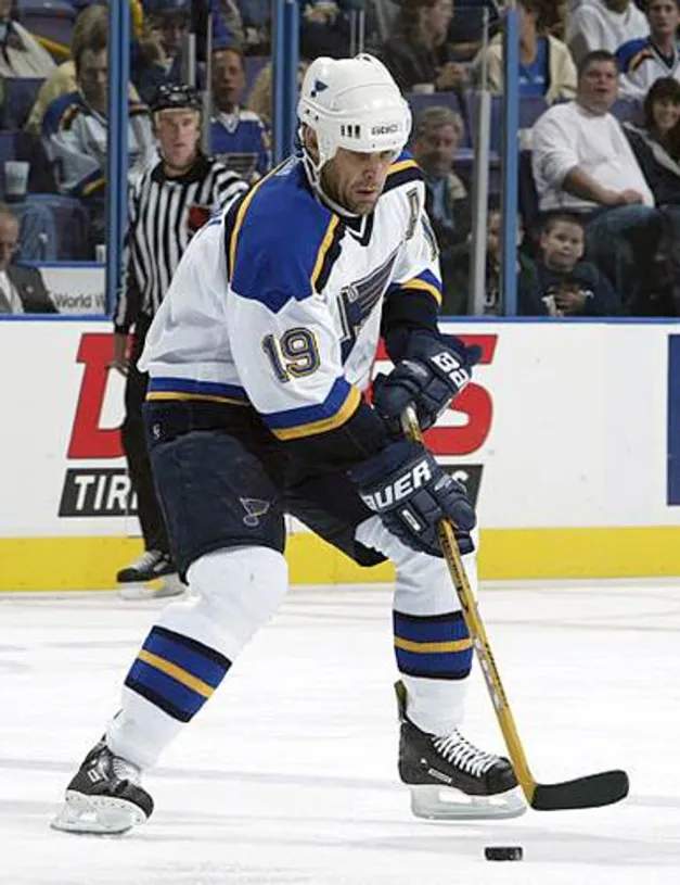 SCOTT MELLANBY St. Louis Blues 2002 CCM Throwback Home NHL Hockey Jersey 