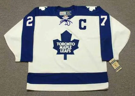 DARRYL SITTLER Toronto Maple Leafs 1975 Home CCM Throwback NHL Hockey Jersey 