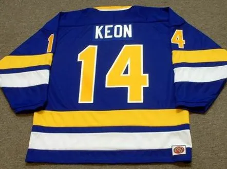 DAVE KEON Minnesota Fighting Saints 1975 WHA Throwback Hockey Jersey 