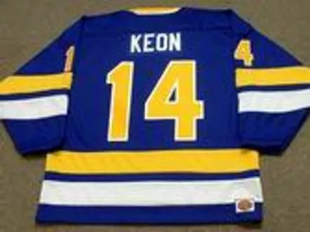 DAVE KEON Minnesota Fighting Saints 1975 WHA Throwback Hockey Jersey 