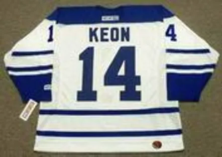 DAVE KEON Toronto Maple Leafs 1965 CCM Throwback NHL Hockey Jersey 