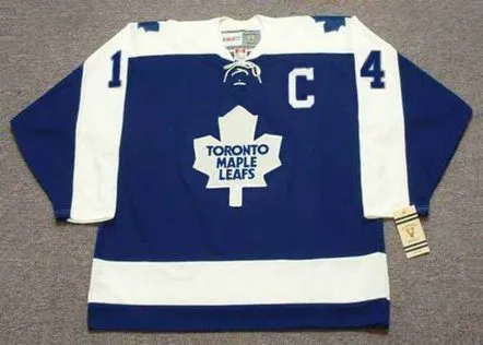 DAVE KEON Toronto Maple Leafs 1970 CCM Vintage Throwback NHL Hockey Jersey 