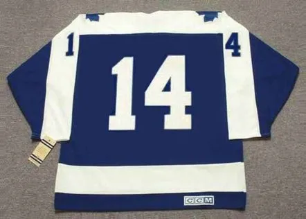 DAVE KEON Toronto Maple Leafs 1970 CCM Vintage Throwback NHL Hockey Jersey 