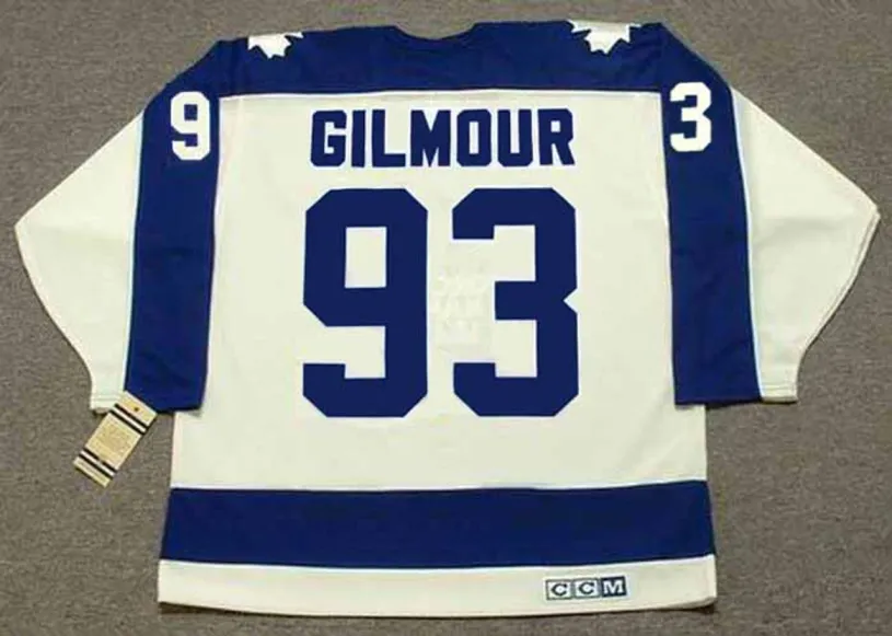 DOUG GILMOUR Toronto Maple Leafs 1992 Home CCM Throwback NHL Hockey Jersey 