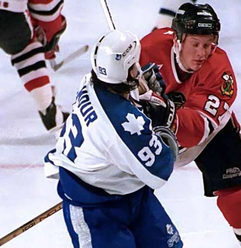 DOUG GILMOUR Toronto Maple Leafs 1992 Home CCM Throwback NHL Hockey Jersey 